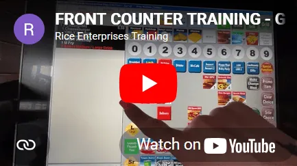 Front Counter Training Grill