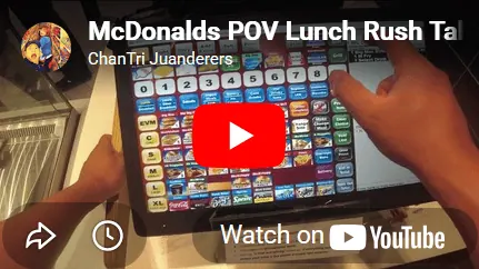 POV Lunch Rush Taking orders